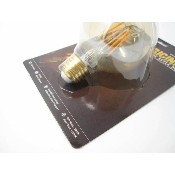 Lot of 2 New Feit Dimmable Orig Vtg Style LED 350 Lumen 40 Watt Replacement Bulb - Picture 6 of 9